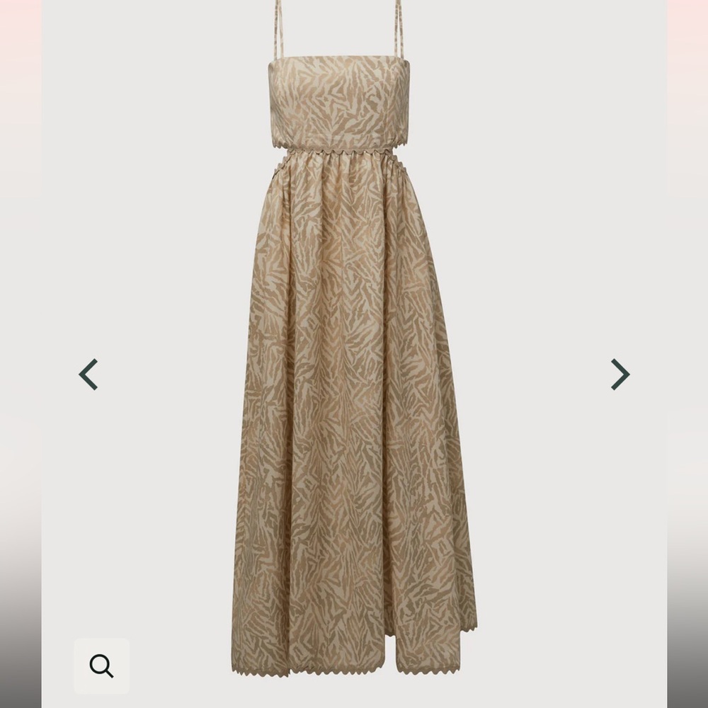 Scallop Midi Dress - Picture 1 of 3